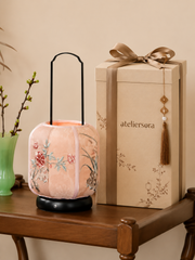 Dream Garden Peony Iron Frame Lamp