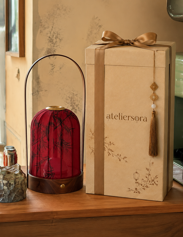 Black Walnut Touch Portable Lantern