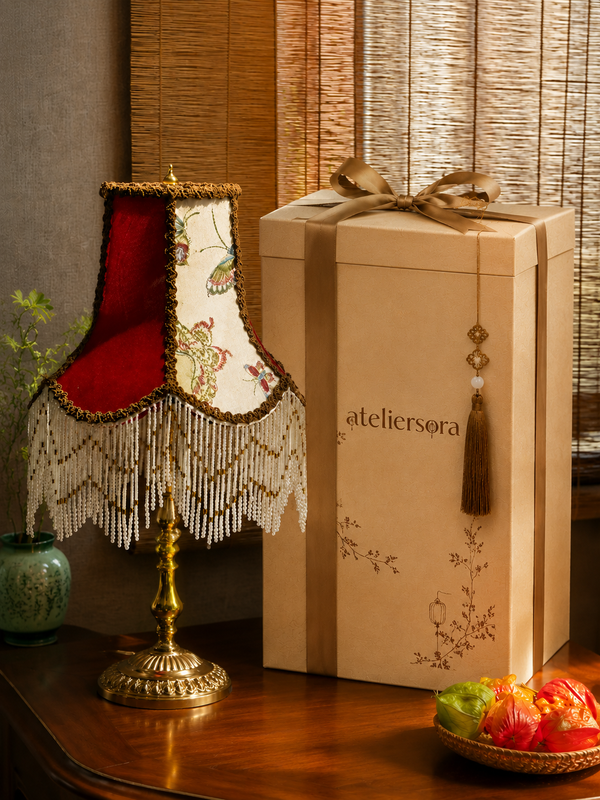 Butterfly Love Brass Vintage Pendant Lamp