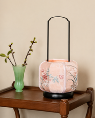 Dream Garden Peony Iron Frame Lamp