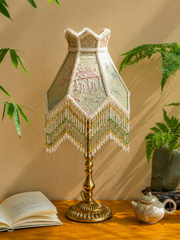 Silk Tassel Embroidered Heritage Lamp