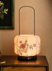 Dream Garden Peony Iron Frame Lamp
