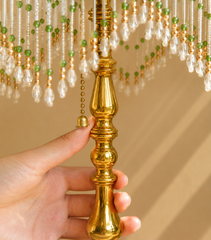 Silk Tassel Embroidered Heritage Lamp