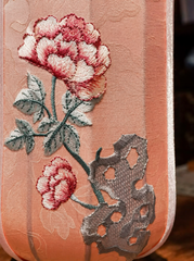 Dream Garden Peony Embroidered Lamp