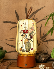 Moonlit Tea Room Portable Table Lamp