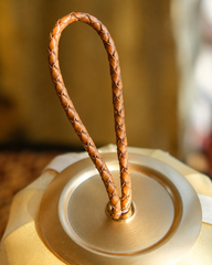Apricot Shadow Embroidered Portable Lamp